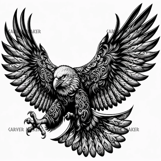 Eagle is Landing - ART - Laser Engraving