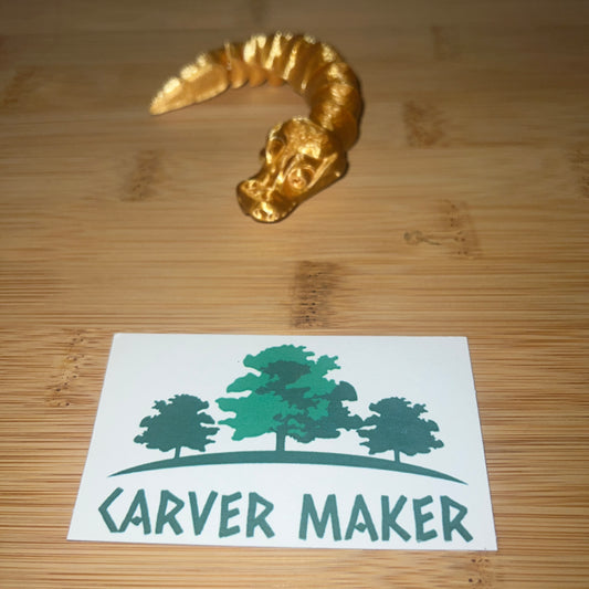 Figurine imprimée en 3D de serpent