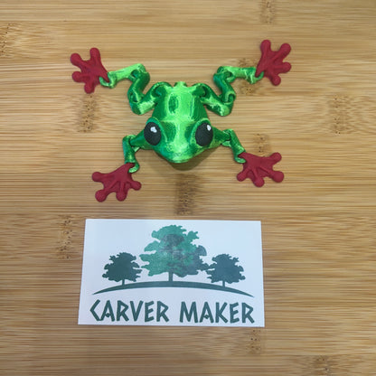 Green Tree Frog - 3D Printed