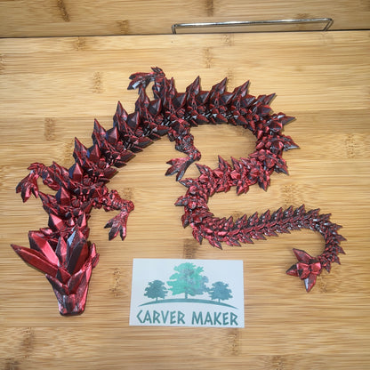 Crystal Dragon - 3D Printed