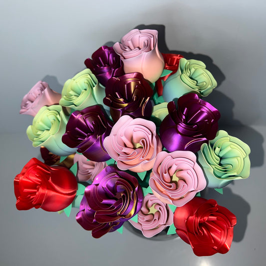 Rosas - Impresas en 3D