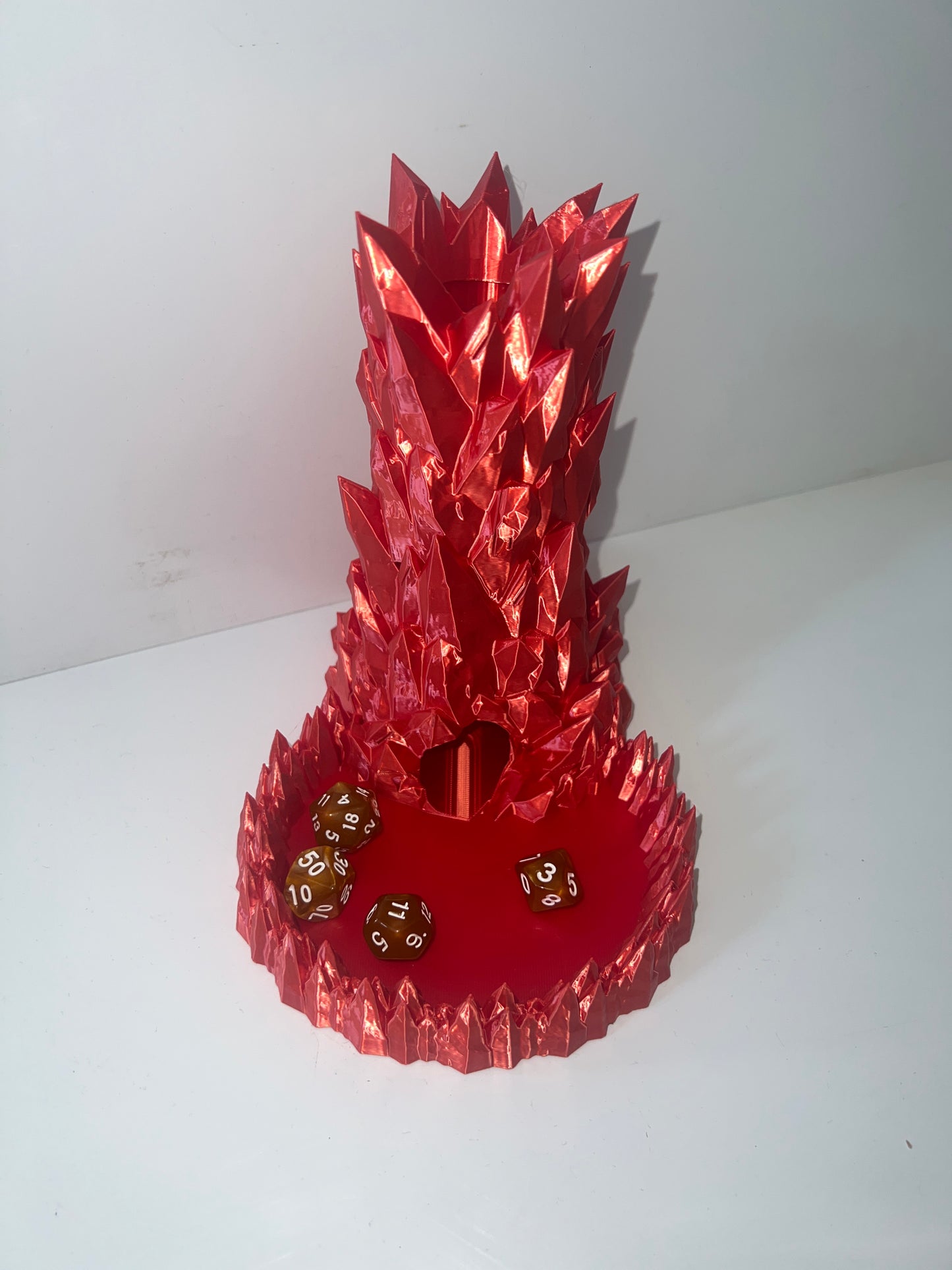 Mini Crystal Dice Tower - 3D Printed