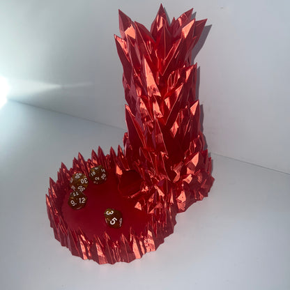 Mini Crystal Dice Tower - 3D Printed