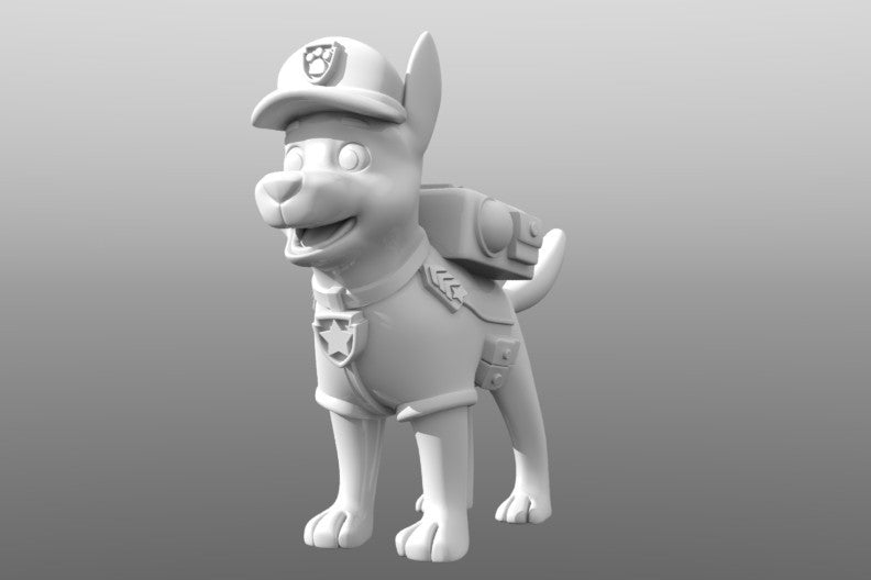 Chase - Paw Patrol - 3D Printed