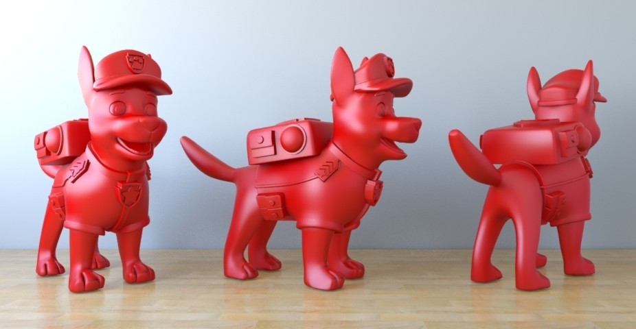 Chase - Paw Patrol - 3D Printed