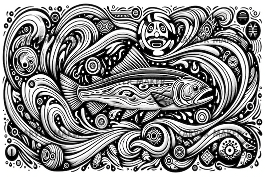 Rainbow Trout - ART - Laser Engraving