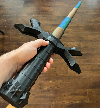 Retractable Knight's Sword - 3D Printed