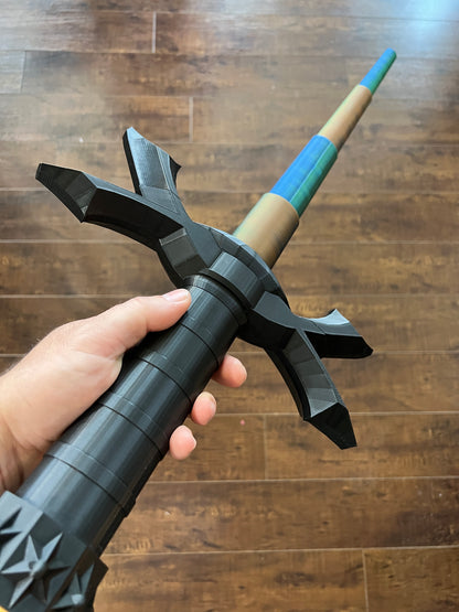 Retractable Knight's Sword - 3D Printed