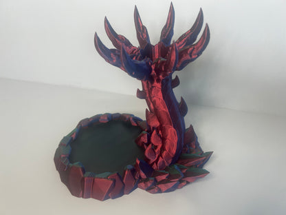 Giant Worm Dice Tower - 3D Printed