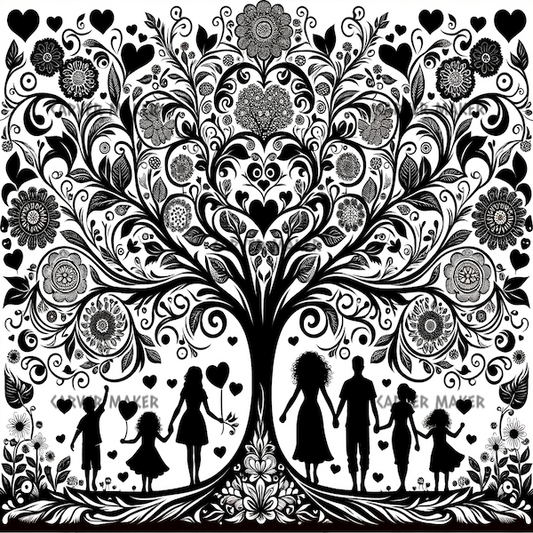 Family Tree - ART - Laser Engraving