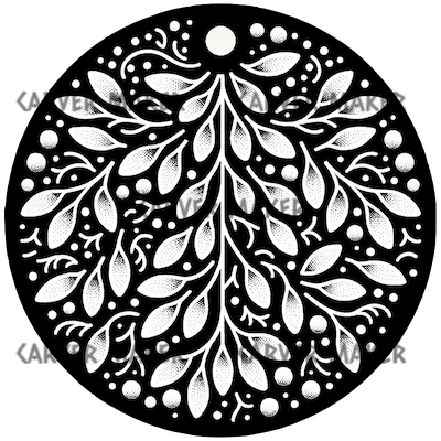 Mistletoe Christmas - ART - Laser Engraving