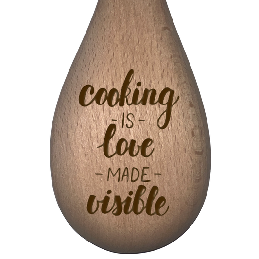 Cocinar es Amor Hacer Visible - Cuchara
